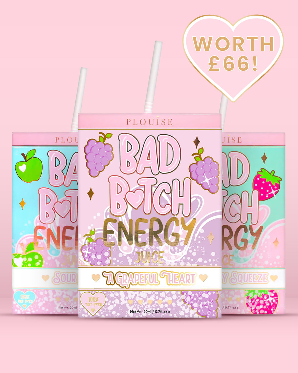 Trio labial de energia Bad Bitch