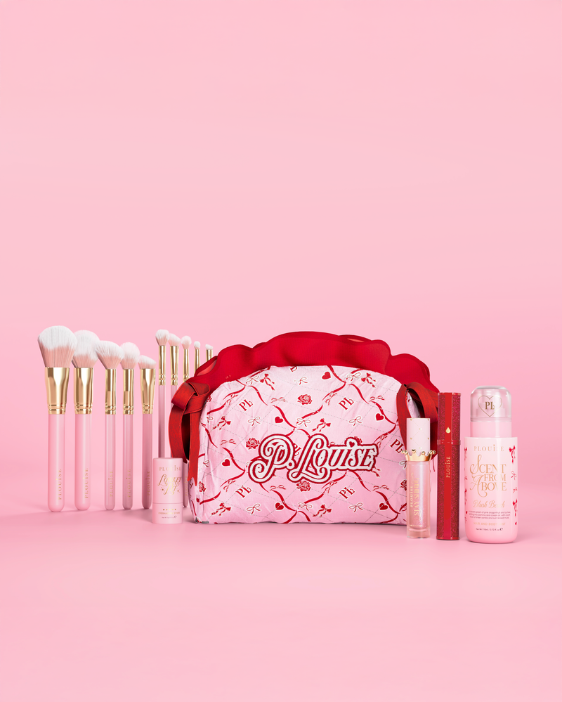 Kit y bolso de maquillaje Pretty in Pink Bow