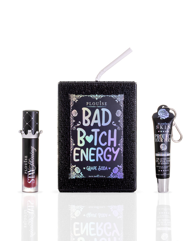 Condicionador labial e óleo labial Halloween Crystal Bad Bitch Energy
