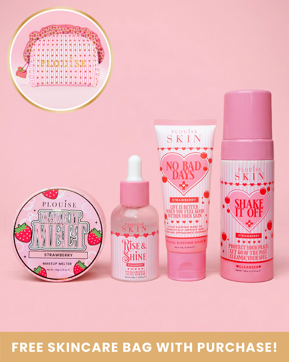 O conjunto de cuidados com a pele Melt & Moisture