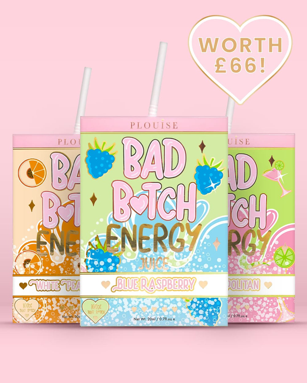 Trio labial de energia Bad Bitch