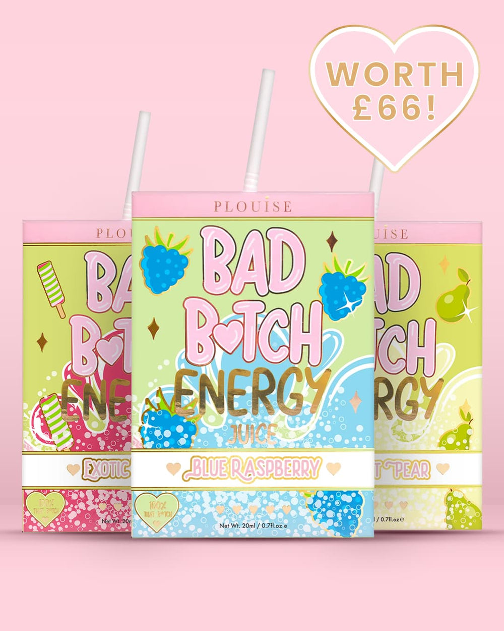 Trio labial de energia Bad Bitch