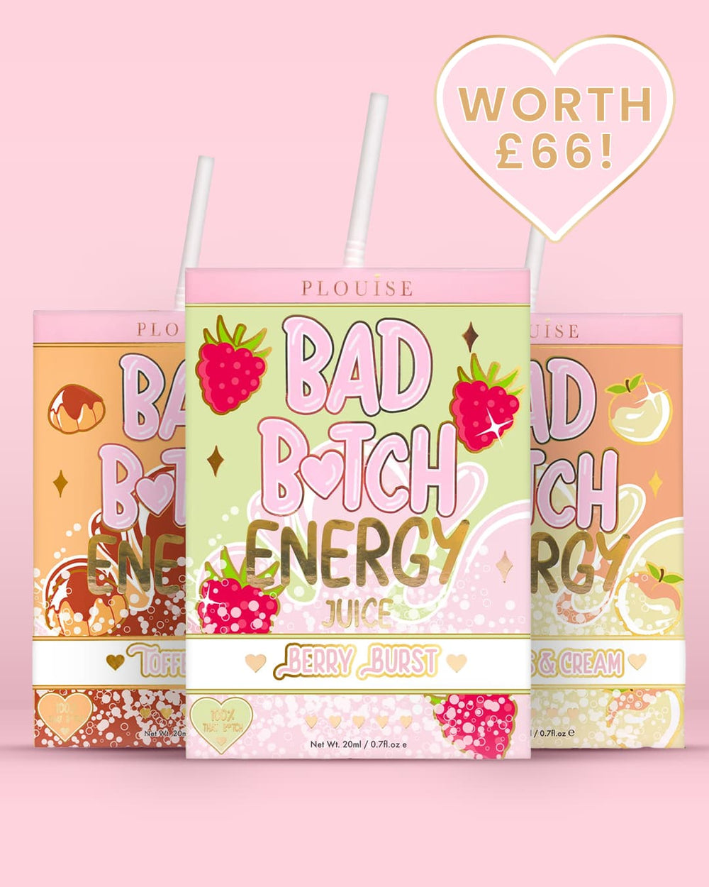 Trio labial de energia Bad Bitch