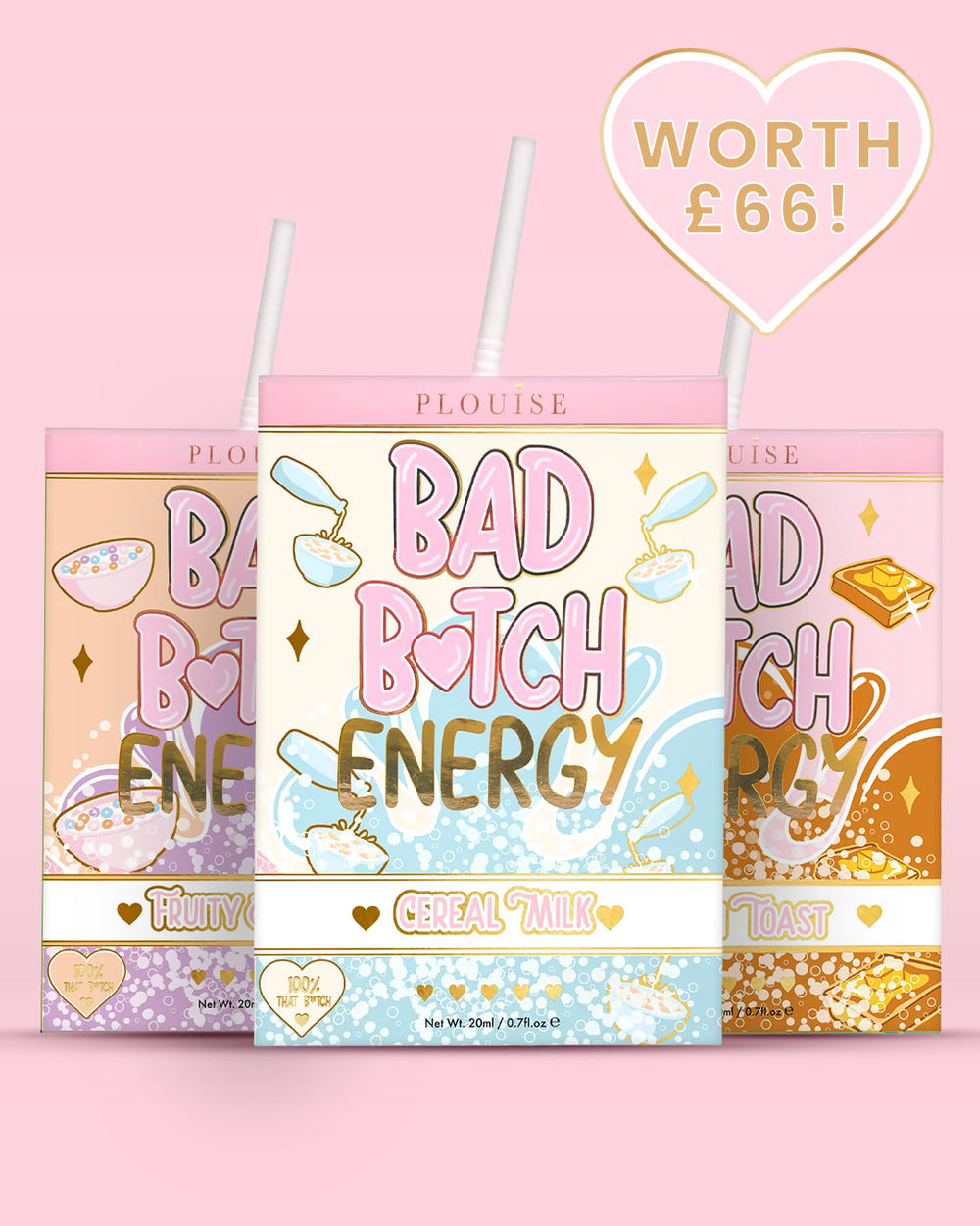 Trio labial de energia Bad Bitch