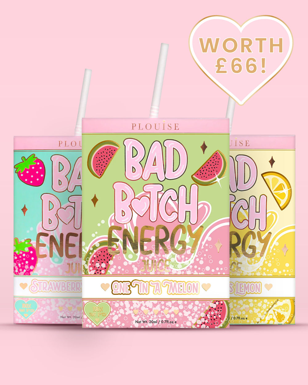 Trio labial de energia Bad Bitch