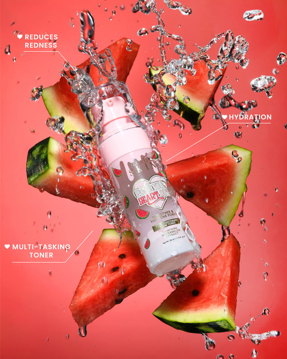 Pore Your Heart Out - Toner de brilho para apertar os poros de melancia