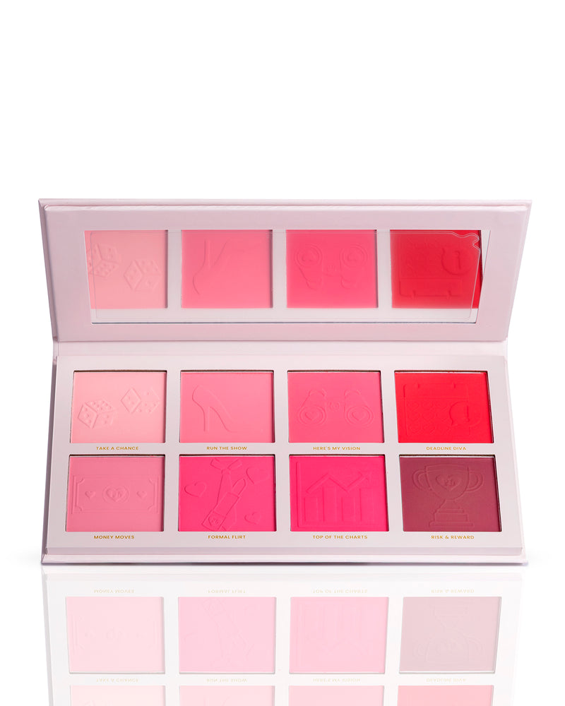 P.Louise-Back to Business construiu paleta de blush diferente