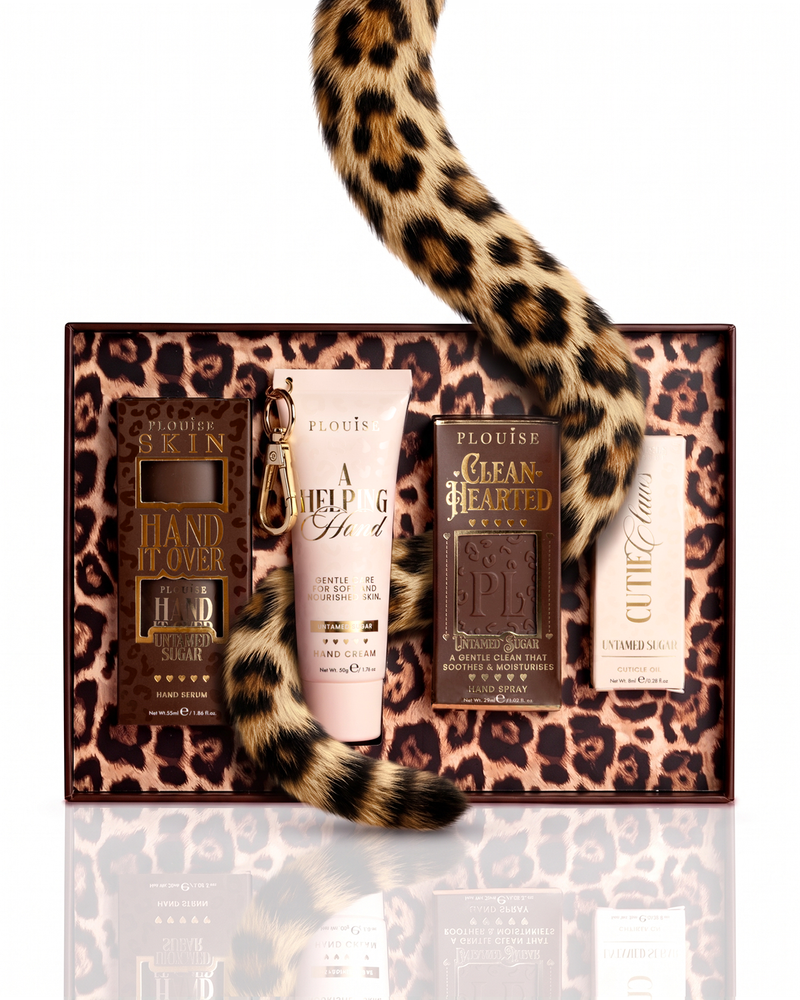 Conjunto de cuidados para mãos com restauração de garra de chita