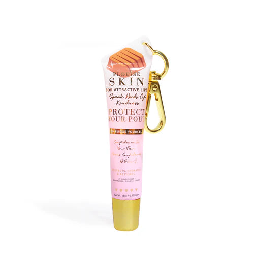 Proteja seu condicionador labial chaveiro Pout