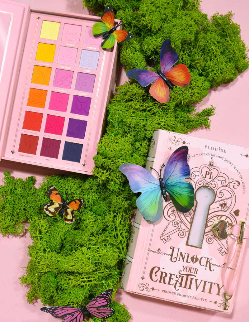 Desbloqueie sua paleta de sombras arco-íris de criatividade