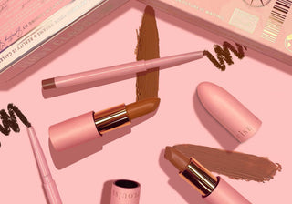 product swatch for eyebrow gel or pencil blog