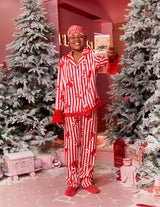 Pijama infantil de Natal Candy Cane