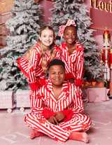 Pijama infantil de Natal Candy Cane