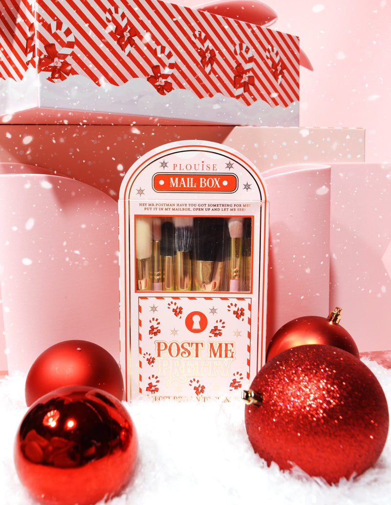 Conjunto de pincéis para olhos e rosto Post Me Pretty de 10 peças