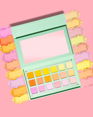 Alinhando minha paleta de sombras pastel do futuro
