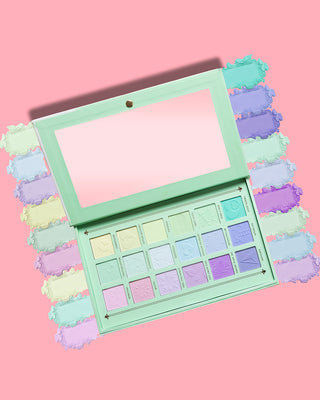 Alinhando minha paleta de sombras pastel do futuro
