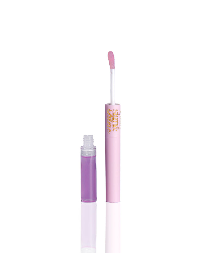 Voltar ao sinal de negócios e caneta de óleo labial Shine