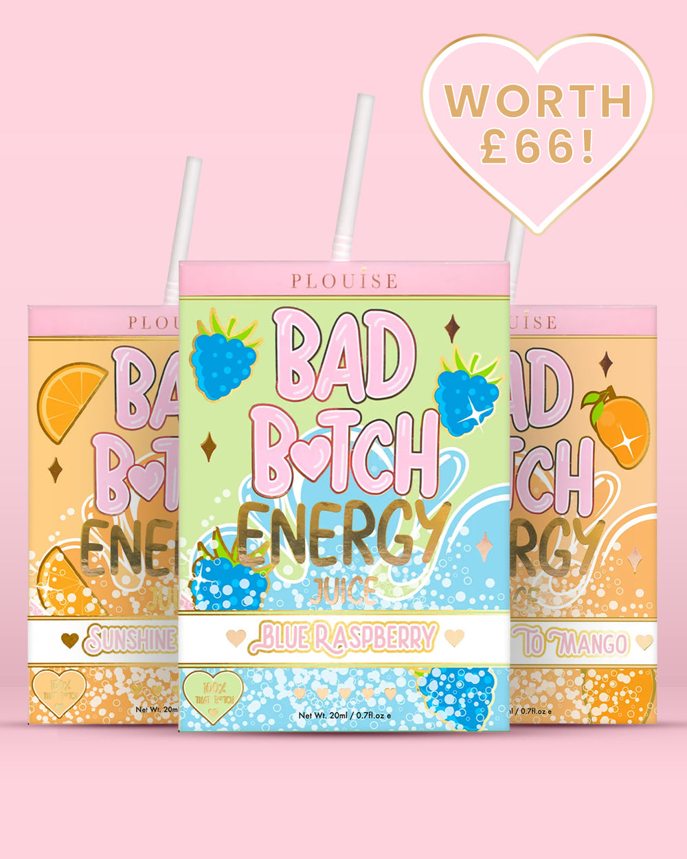 Trio labial de energia Bad Bitch