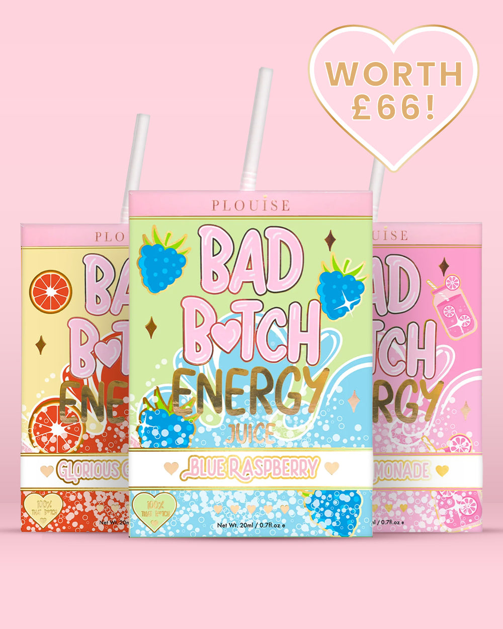 Trio labial de energia Bad Bitch