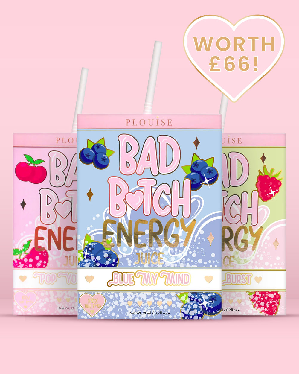 Trio labial de energia Bad Bitch
