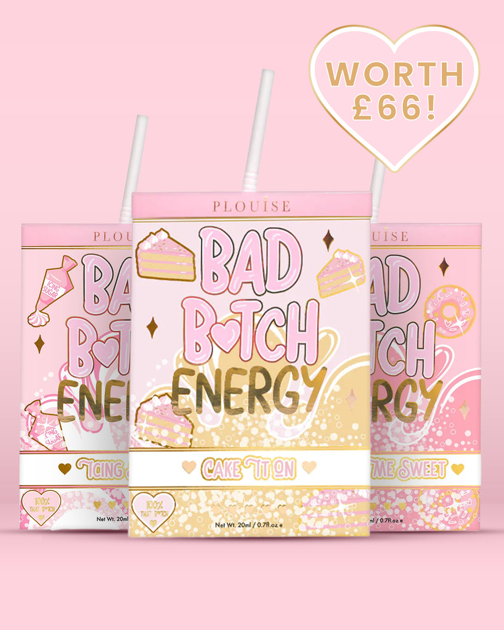 Trio labial de energia Bad Bitch