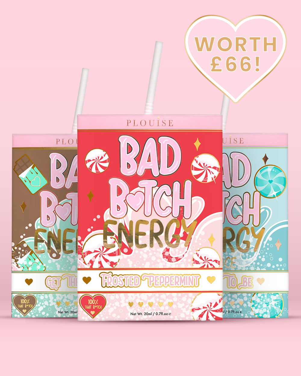 Trio labial de energia Bad Bitch