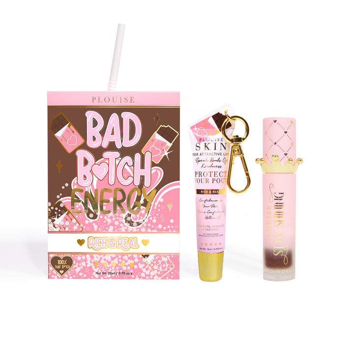 Duo de condicionador labial e óleo labial Bad Bitch Energy