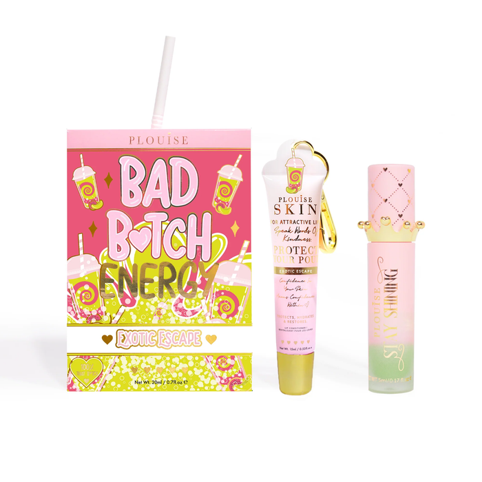 Duo de condicionador labial e óleo labial Bad Bitch Energy