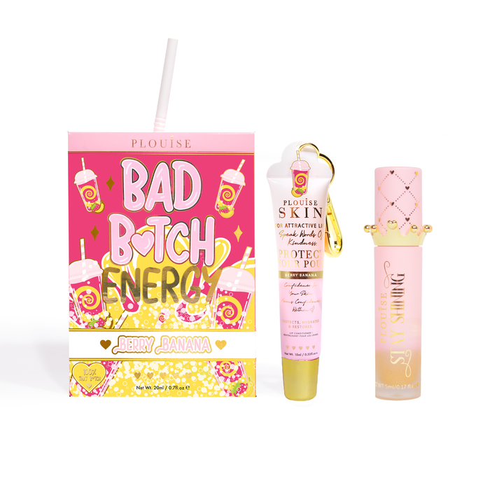 Duo de condicionador labial e óleo labial Bad Bitch Energy