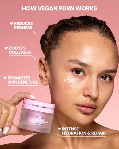 Benefícios do hidratante Big Dreams Collagen & Vegan PDRN Jelly Cream
