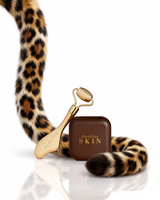 Juego de mascarilla facial Cheetah Sculpt And Slide, Gua Sha y rodillo facial