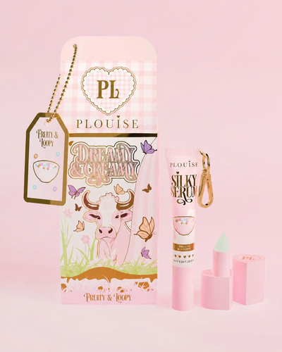 Duo de bálsamo labial e soro labial sonhador e cremoso
