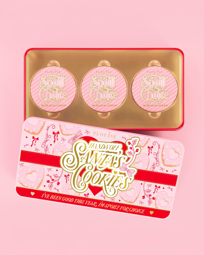 Biscoitos do Papai Noel estragados pela escolha Blush Tin