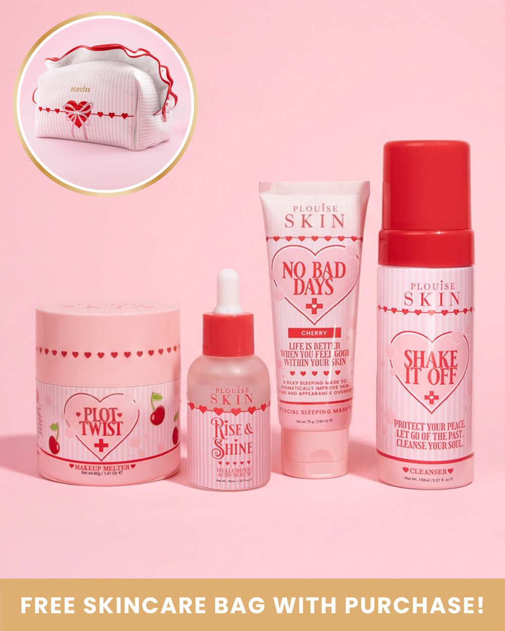 O conjunto de cuidados com a pele Melt & Moisture