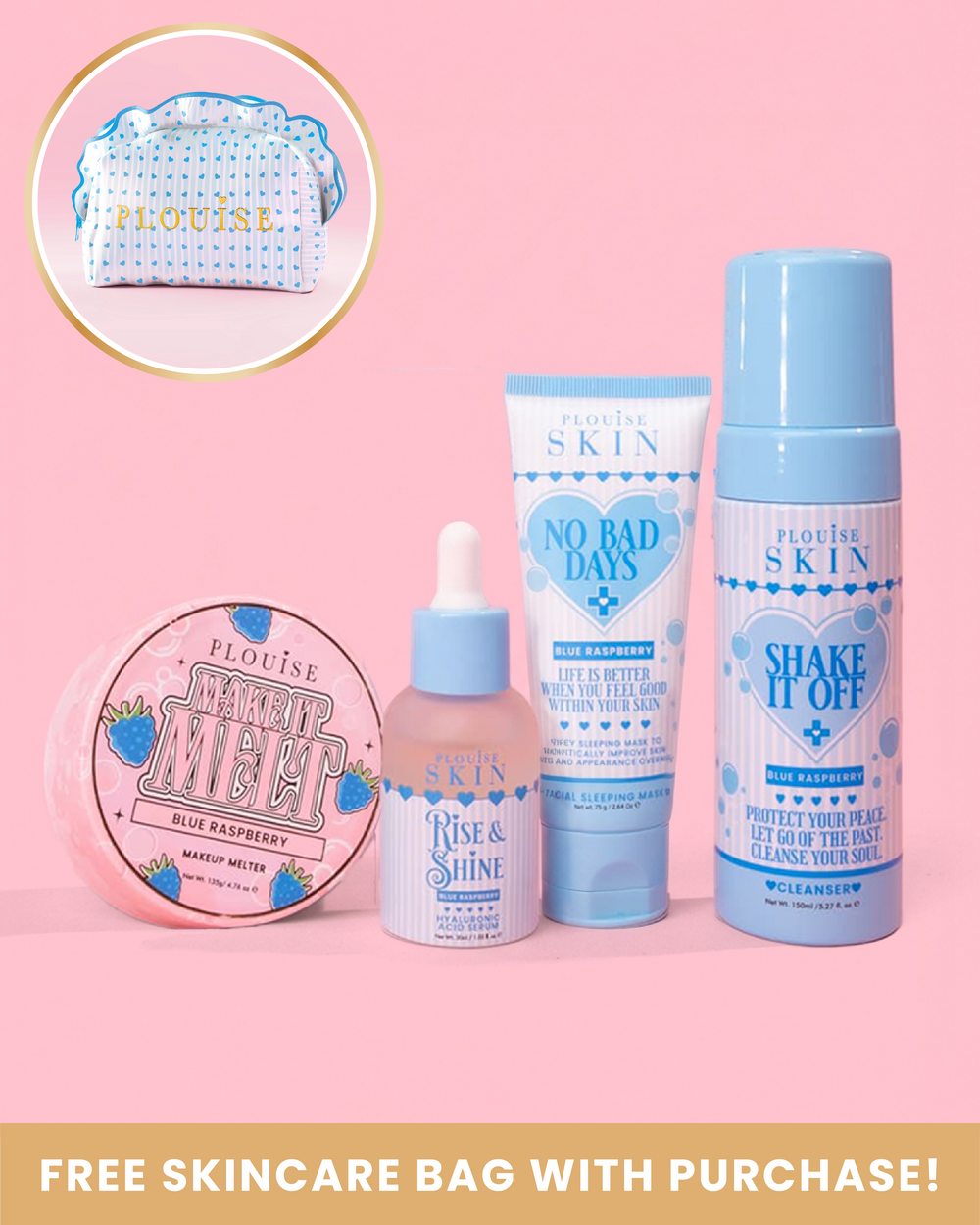 O conjunto de cuidados com a pele Melt & Moisture