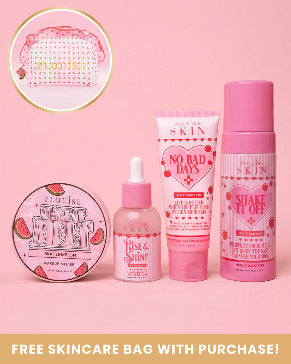 O conjunto de cuidados com a pele Melt & Moisture