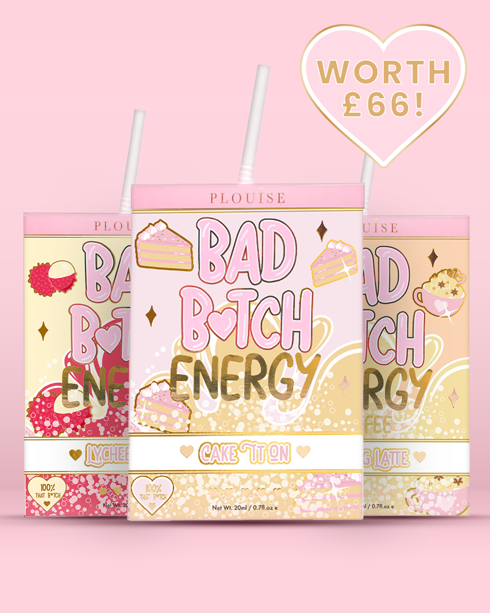 Trio labial de energia Bad Bitch