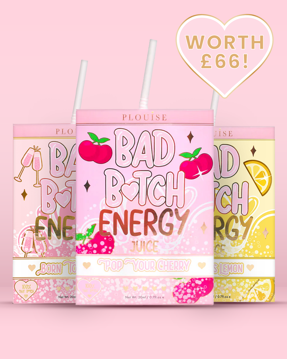 Trio labial de energia Bad Bitch