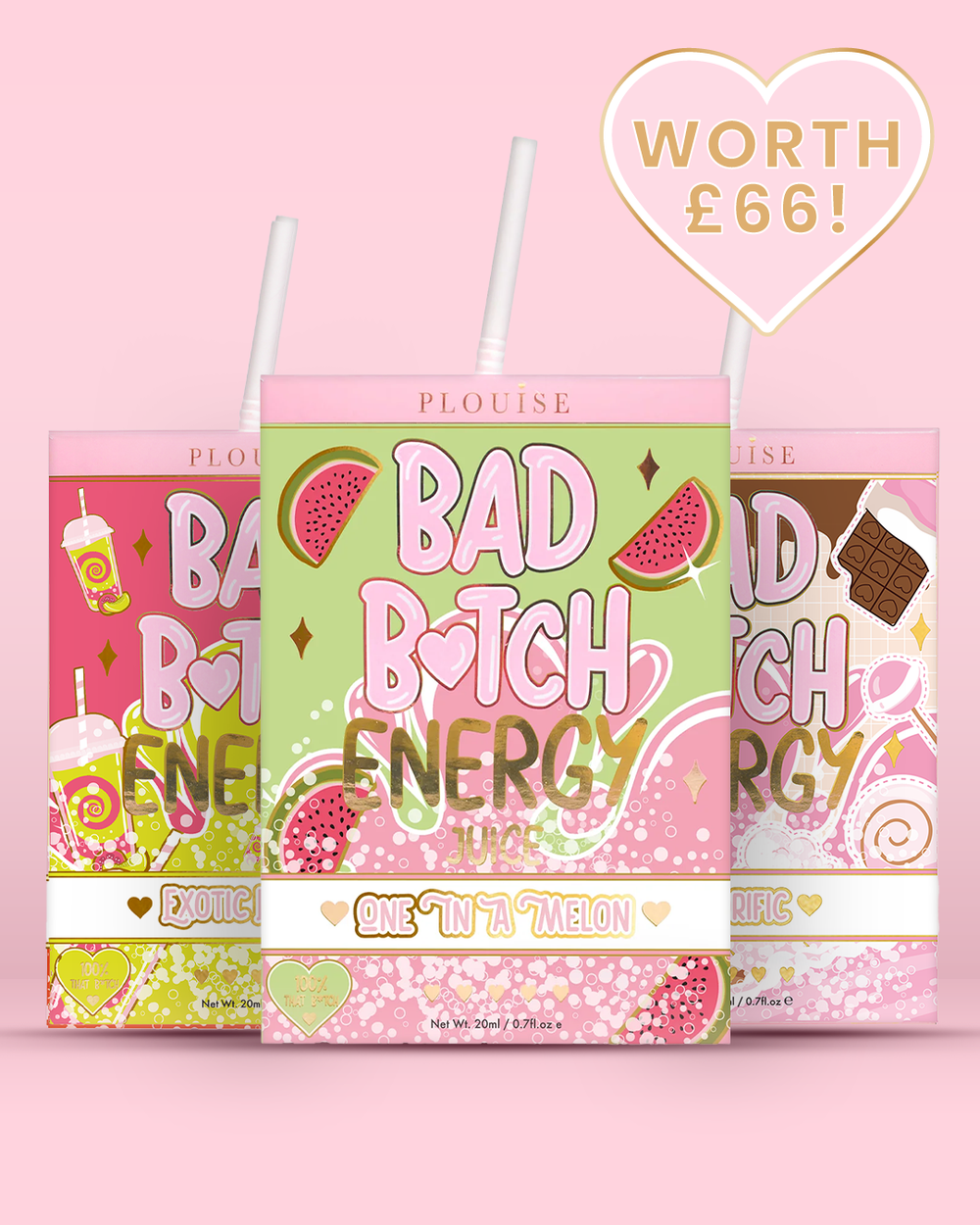Trio labial de energia Bad Bitch
