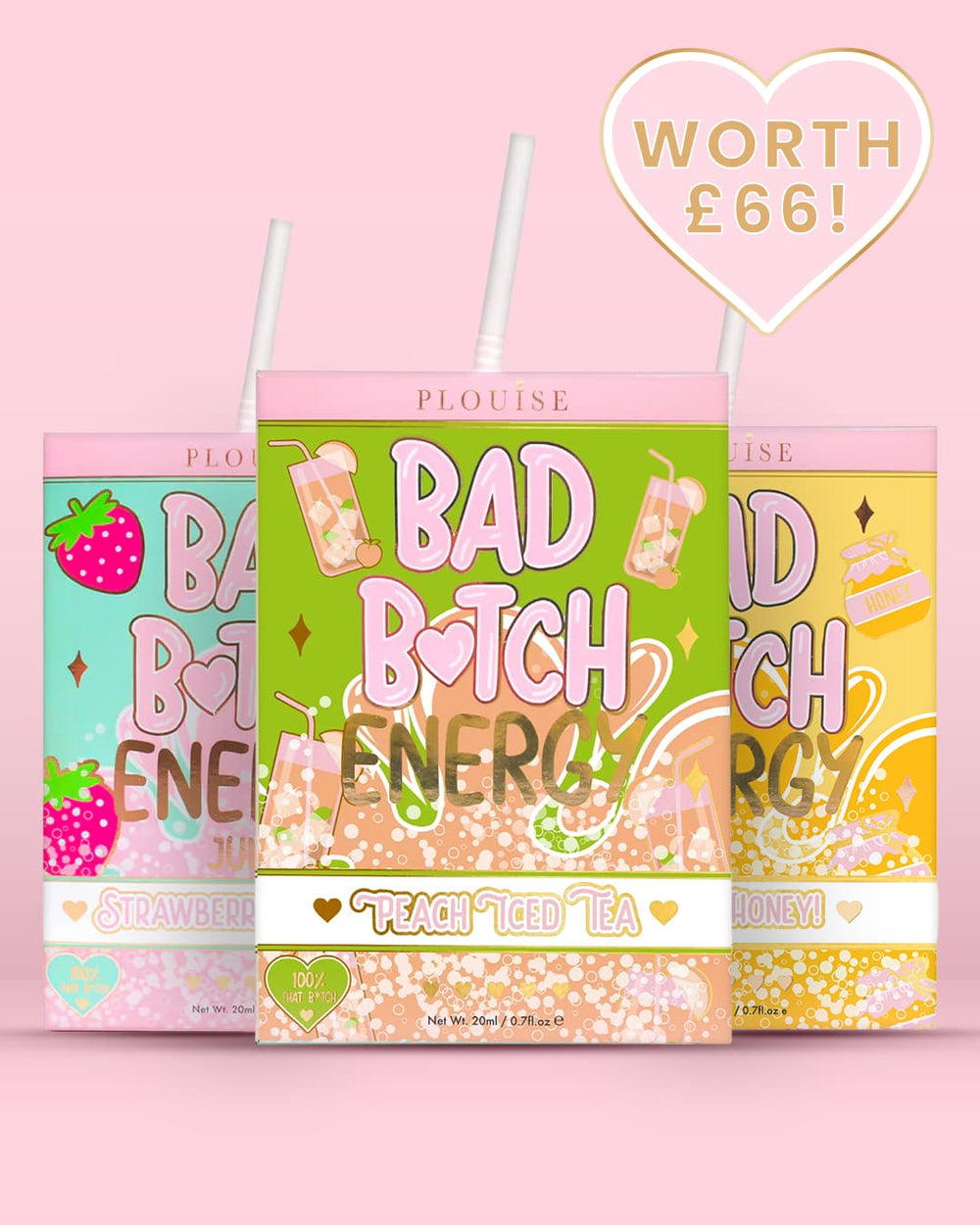 Trio labial de energia Bad Bitch