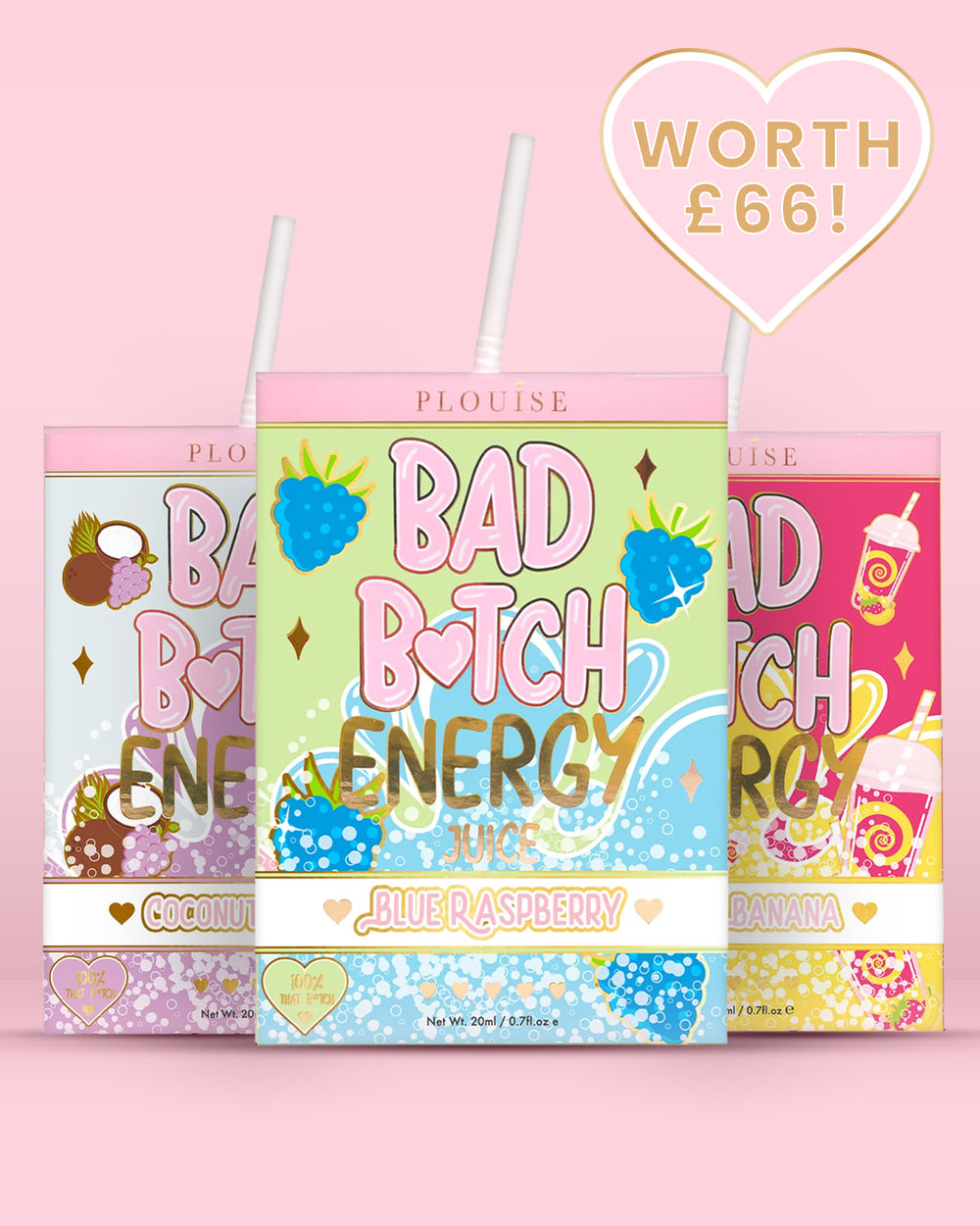 Trio labial de energia Bad Bitch