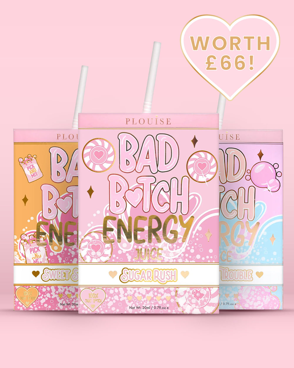 Trio labial de energia Bad Bitch