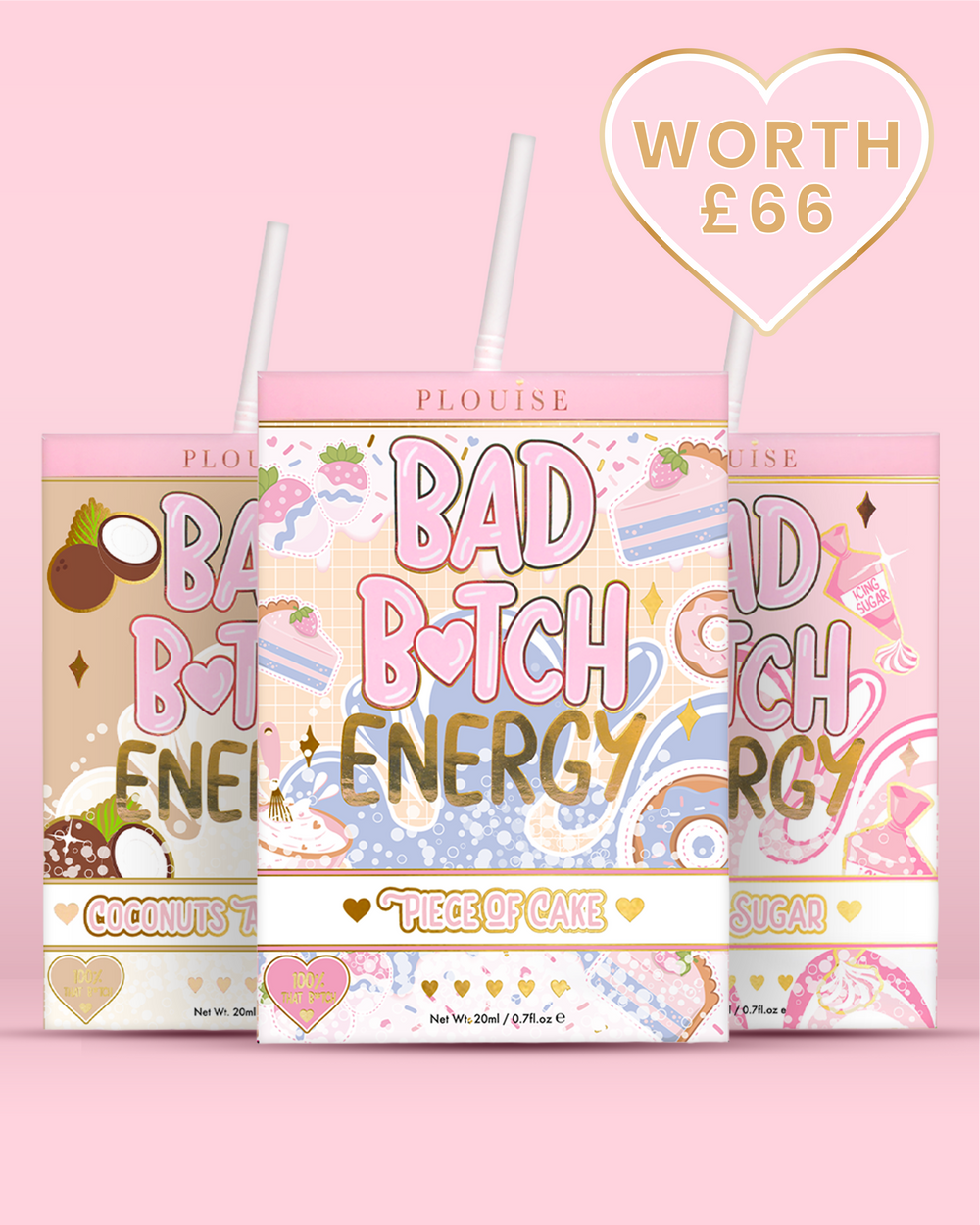 Trio labial de energia Bad Bitch