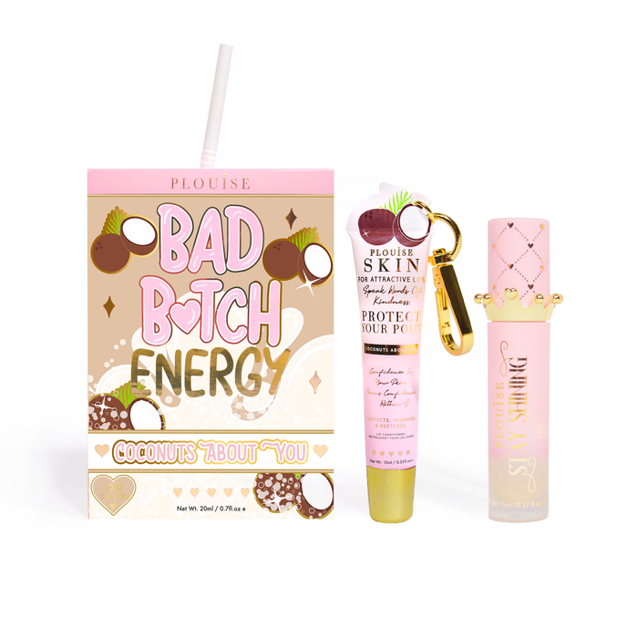 Duo de condicionador labial e óleo labial Bad Bitch Energy