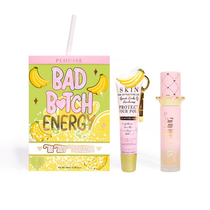 Duo de condicionador labial e óleo labial Bad Bitch Energy