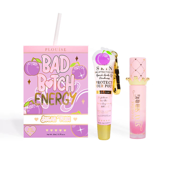 Duo de condicionador labial e óleo labial Bad Bitch Energy