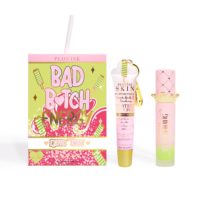 Duo de condicionador labial e óleo labial Bad Bitch Energy