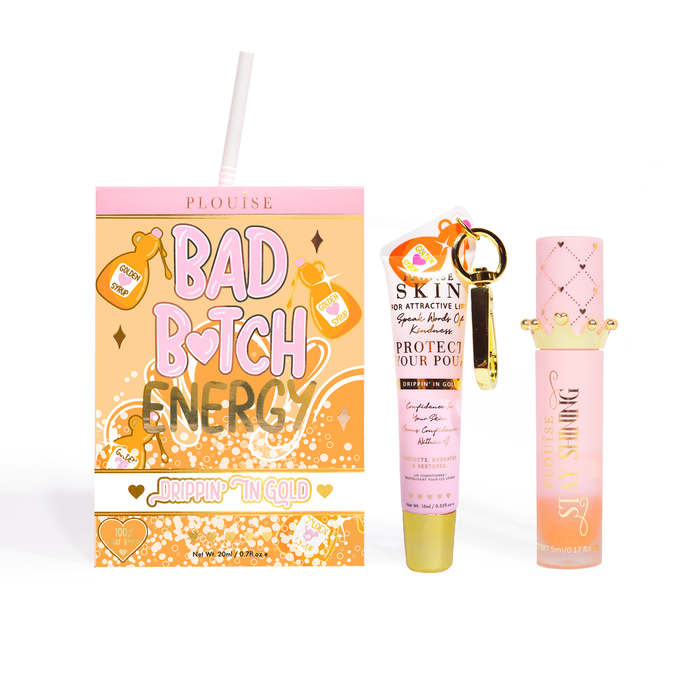 Duo de condicionador labial e óleo labial Bad Bitch Energy
