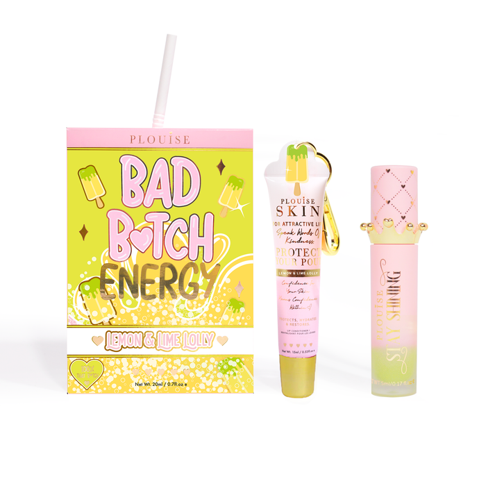 Duo de condicionador labial e óleo labial Bad Bitch Energy