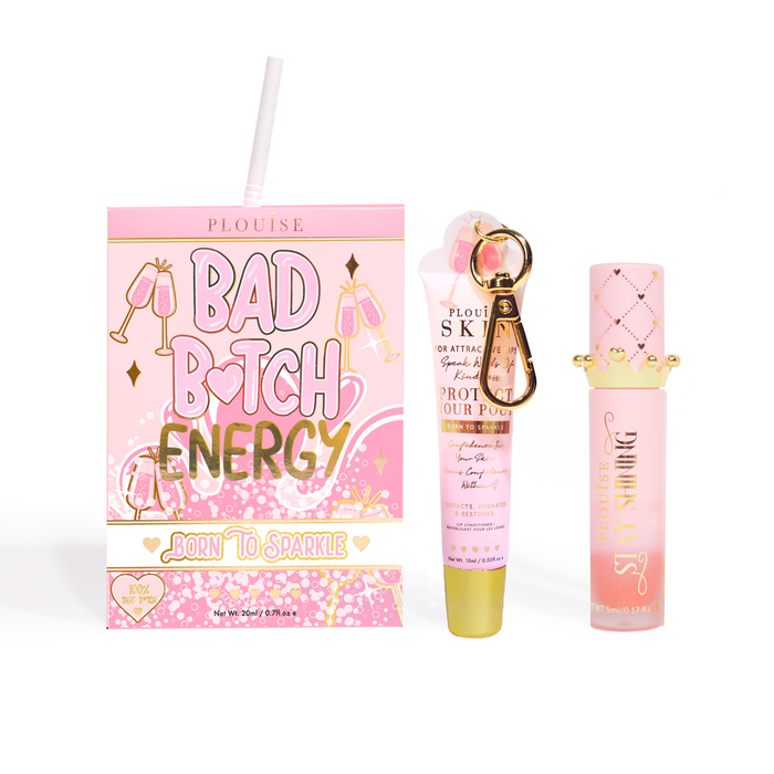 Duo de condicionador labial e óleo labial Bad Bitch Energy